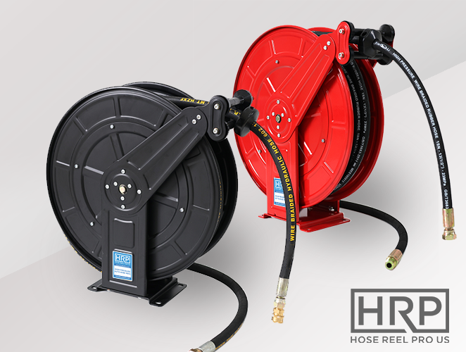 65ft Retractable Pressure Washer Hose Reel