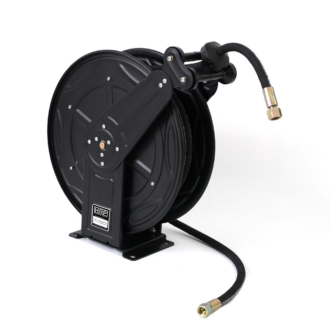 medium black pressure wash hose reel pro