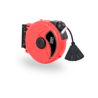 Red extension cord reel 30ft