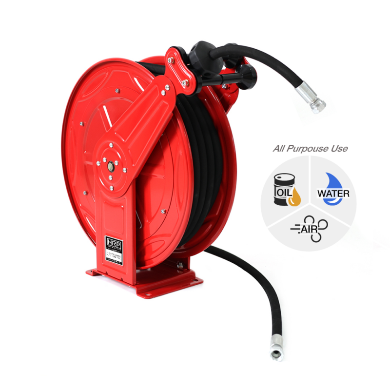 50ft High pressure hose reel red