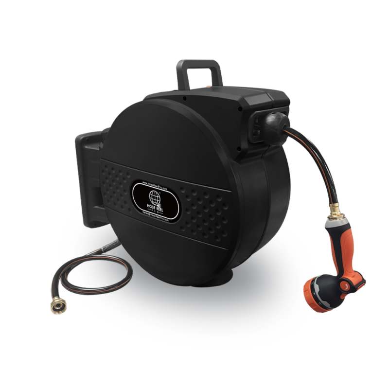 Black Garden Hose Reel 100ft