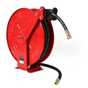 red heavy Duty hose reel 65ft