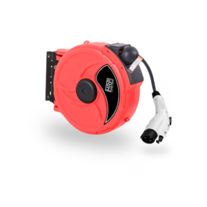 Red EV Extension Cord Reel 35ft