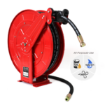 red high pressure hose reel 65ft