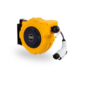 Yellow EV Extension Cord Reel 50ft