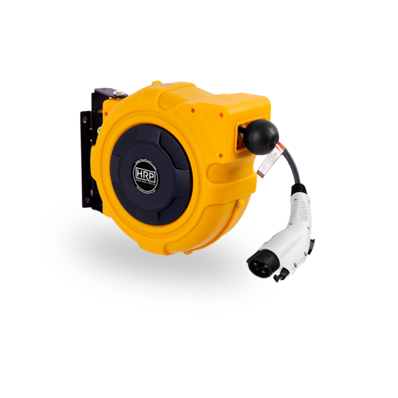 Yellow EV Extension Cord Reel 50ft