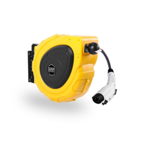 Yellow EV cord reel 65ft