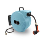 Blue 100ft Garden Hose Reel