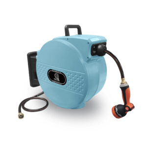 Blue 100ft Garden Hose Reel
