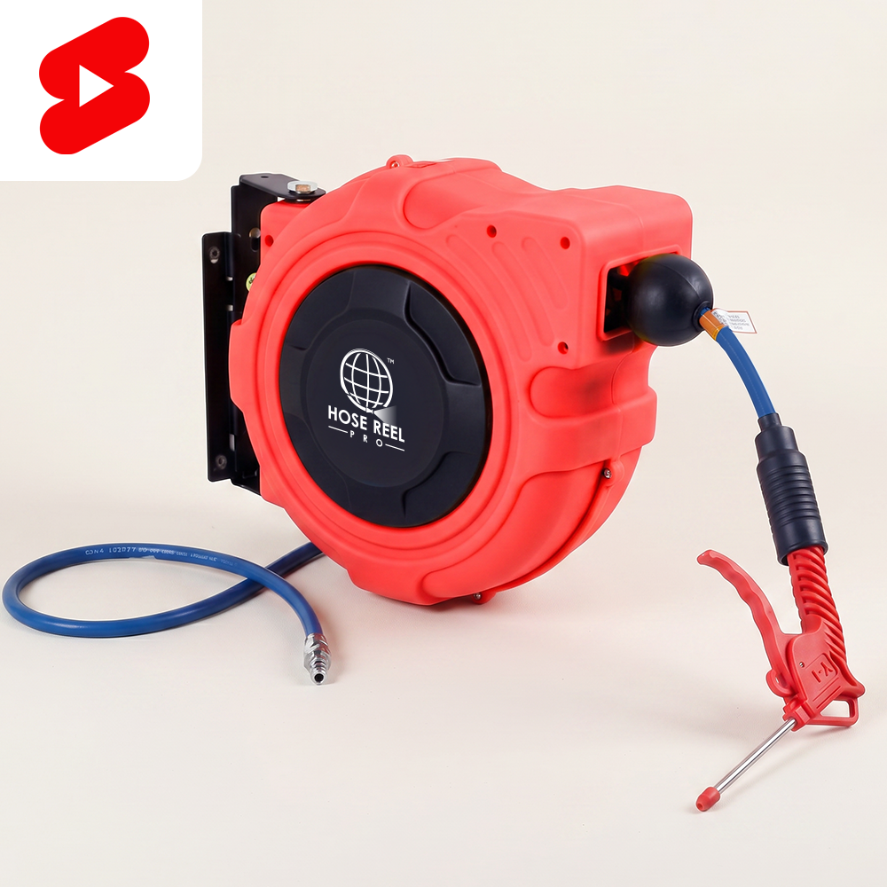 Air Hose reel in a studio